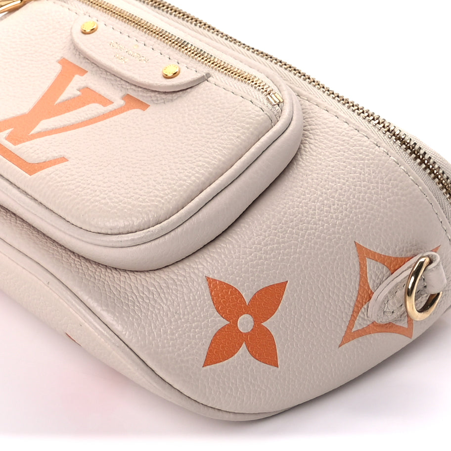Louis Vuitton Empreinte Monogram Giant Mini By The Pool Bumbag  Cream Saffron Image 9