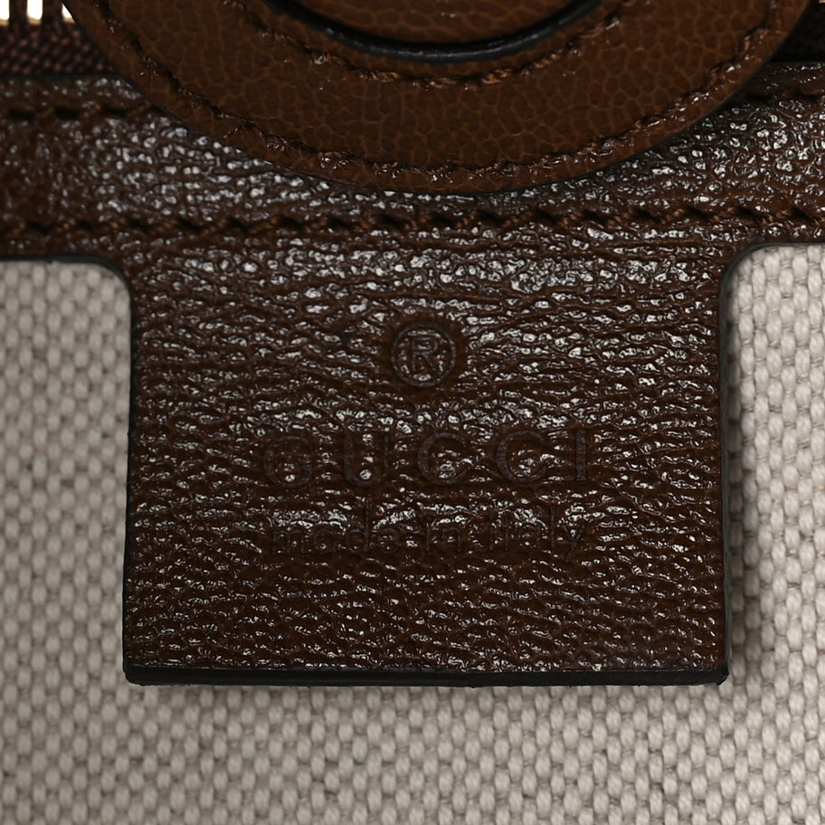 Gucci Monogram Horsebit 1955 Tote Bag Beige  Brown Sugar Image 5
