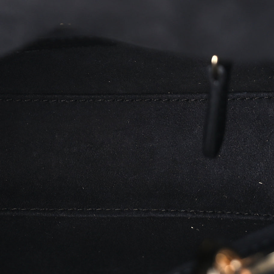Christian Dior Lambskin Cannage Mini Lady Dior Black Image 4