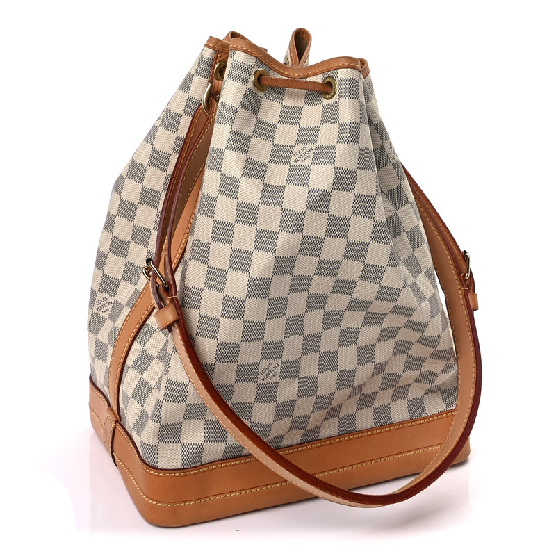  Louis Vuitton Damier Azur Noe White