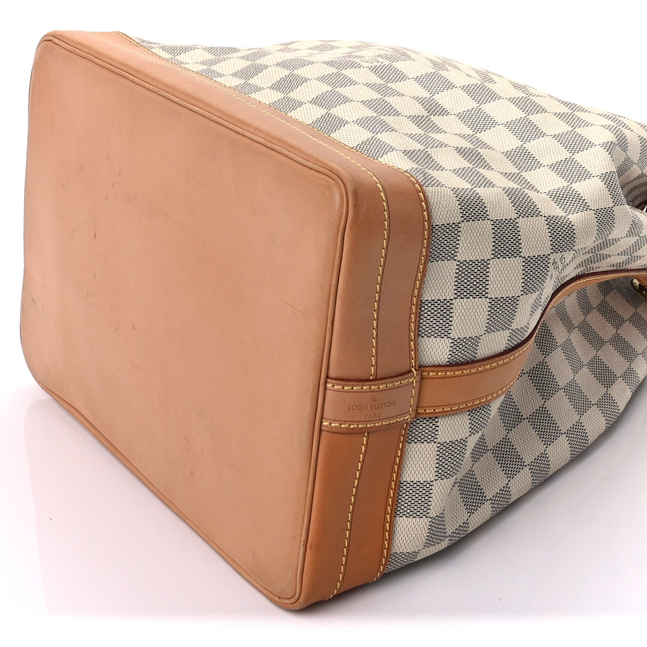 Louis Vuitton Damier Azur Noe White Image 8
