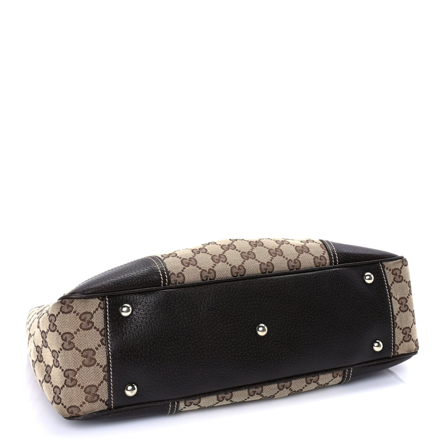 Gucci Monogram Medium Princy Tote  Dark Brown Image 3