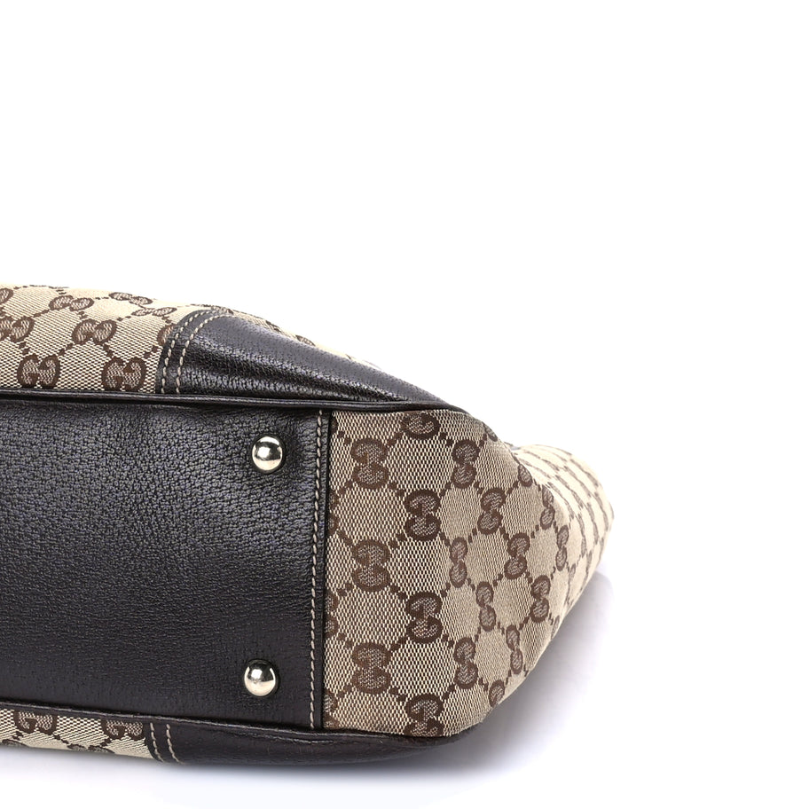 Gucci Monogram Medium Princy Tote  Dark Brown Image 8