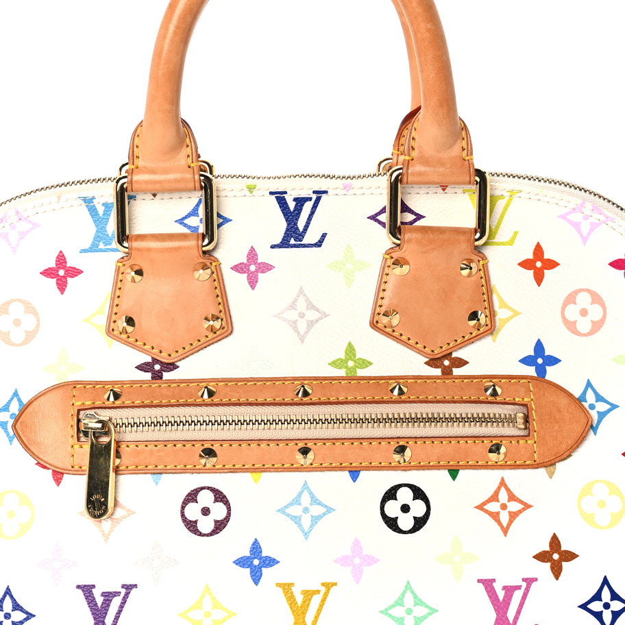 Louis Vuitton Monogram Multicolor Alma  White Image 6