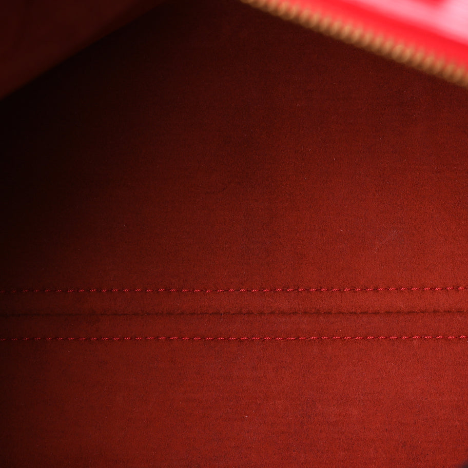 Louis Vuitton Epi Speedy 35  Castillan Red Image 4