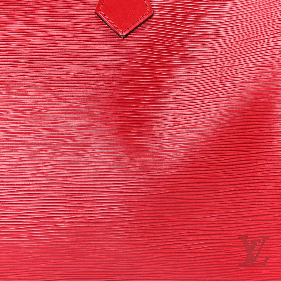 Louis Vuitton Epi Speedy 35  Castillan Red Image 6