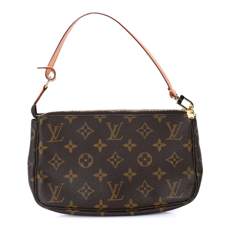  Louis Vuitton Monogram Pochette Accessories Brown