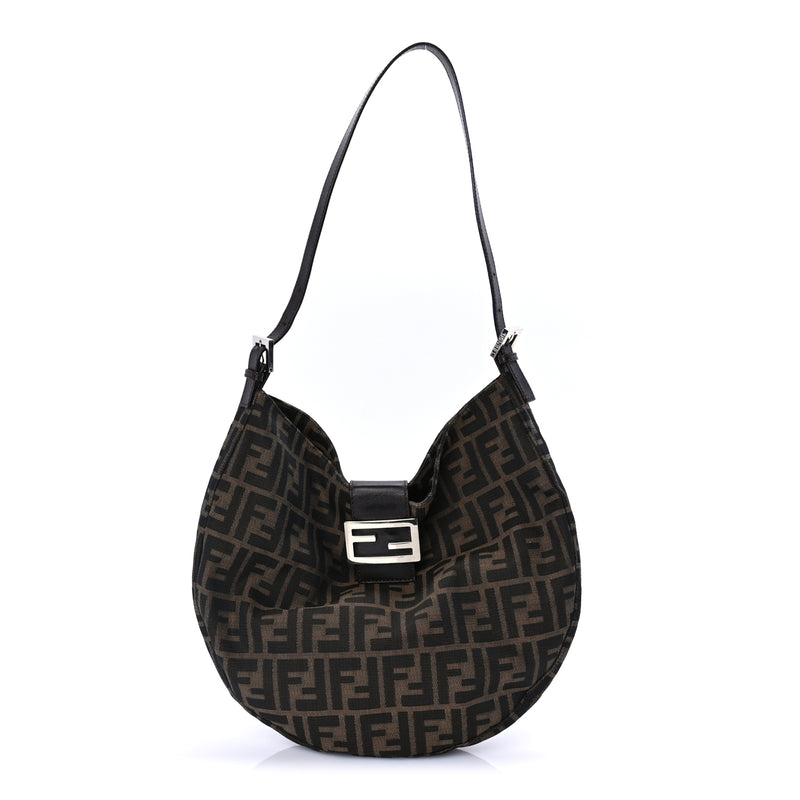  Fendi Zucca Shoulder Bag Tobacco