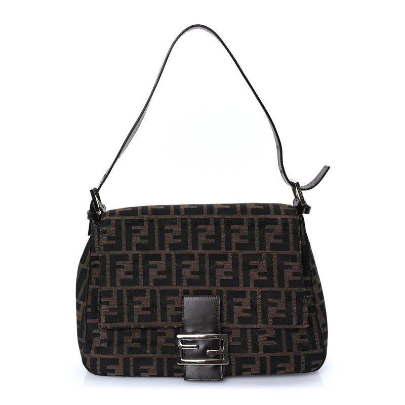  Fendi Zucca Mama Baguette Tobacco