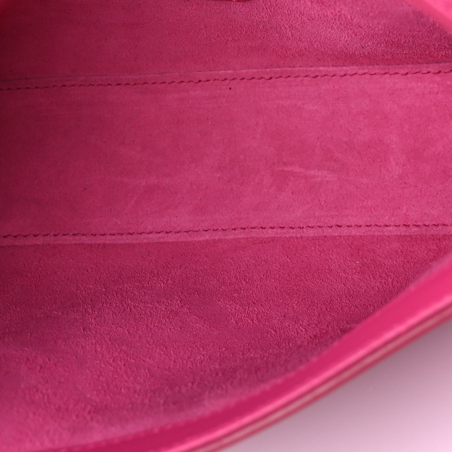 Saint Laurent Smooth Calfskin Le 5 A 7 Hobo Bubblegum Image 5