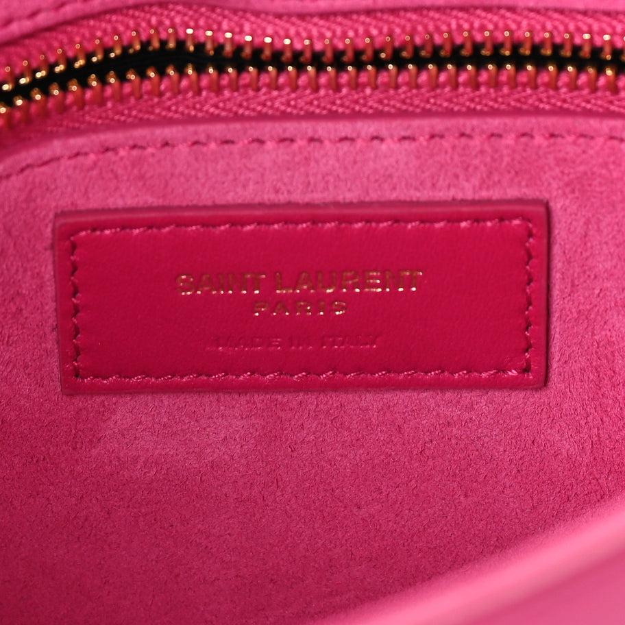 Saint Laurent Smooth Calfskin Le 5 A 7 Hobo Bubblegum Image 6