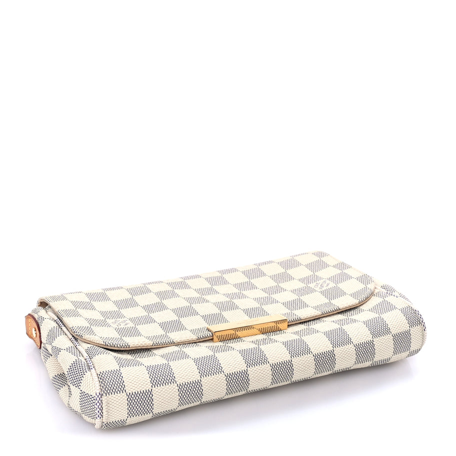 Louis Vuitton Damier Azur Favorite MM White Image 4