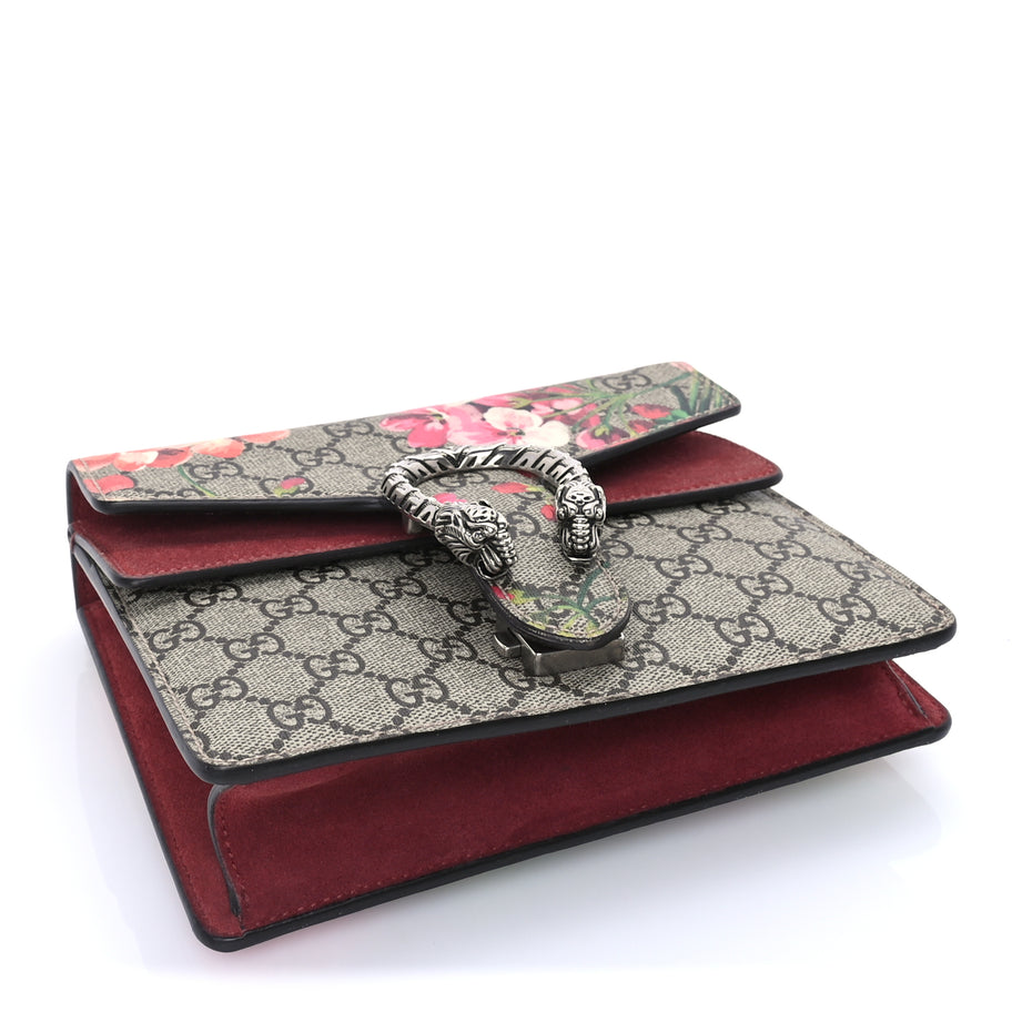 Gucci GG Supreme Monogram Blooms Mini Dionysus Shoulder Bag Beige Multicolor Dry Rose Image 3