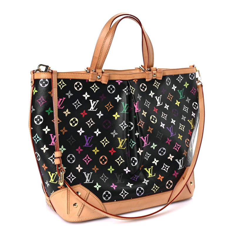  Louis Vuitton Monogram Multicolor Sharleen GM  Black