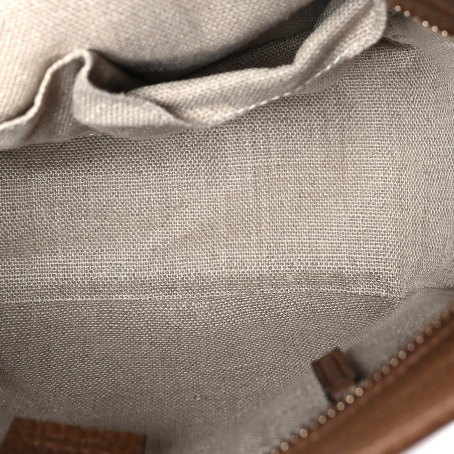 Gucci Monogram Small Bree Tote Beige Tabacco Image 4