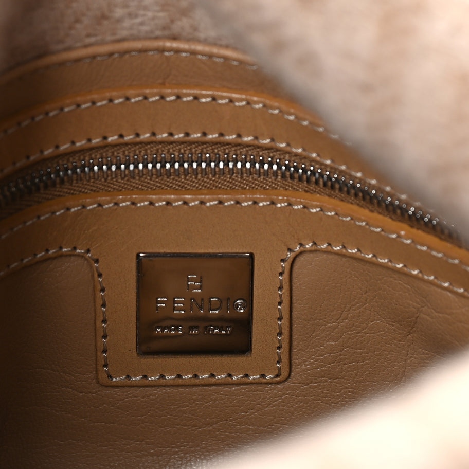 Fendi Wool Zucca Mama Baguette Beige Image 5