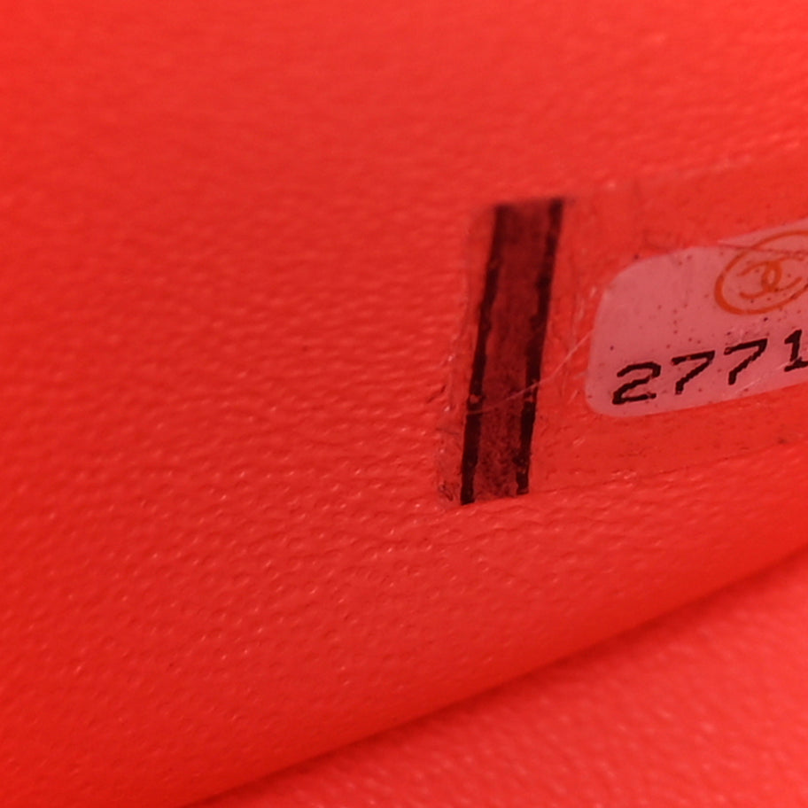 Chanel Lambskin Chevron Quilted Mini Square Flap  Pink Image 4