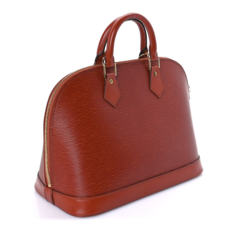  Louis Vuitton Epi Alma PM  Kenyan Fawn