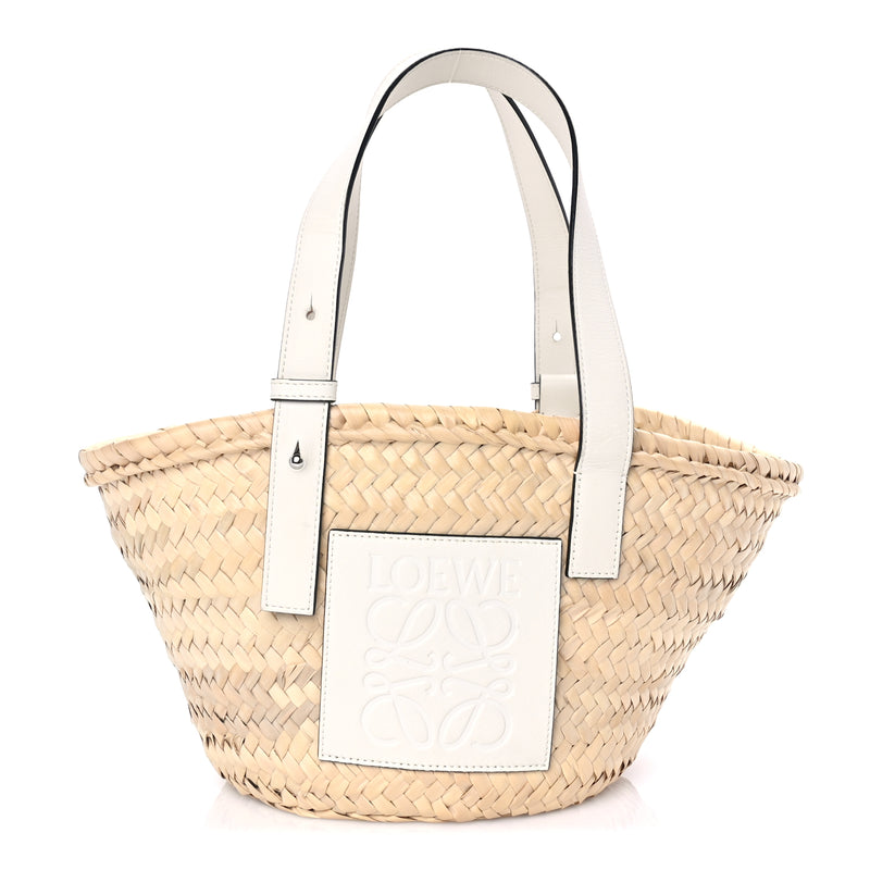  Tag Heuer Raffia Small Basket Tote Bag Natural White Natural White