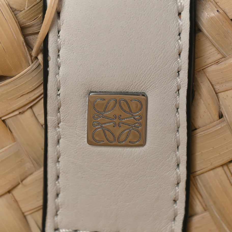 Tag Heuer Raffia Small Basket Tote Bag Natural White Natural White Image 5