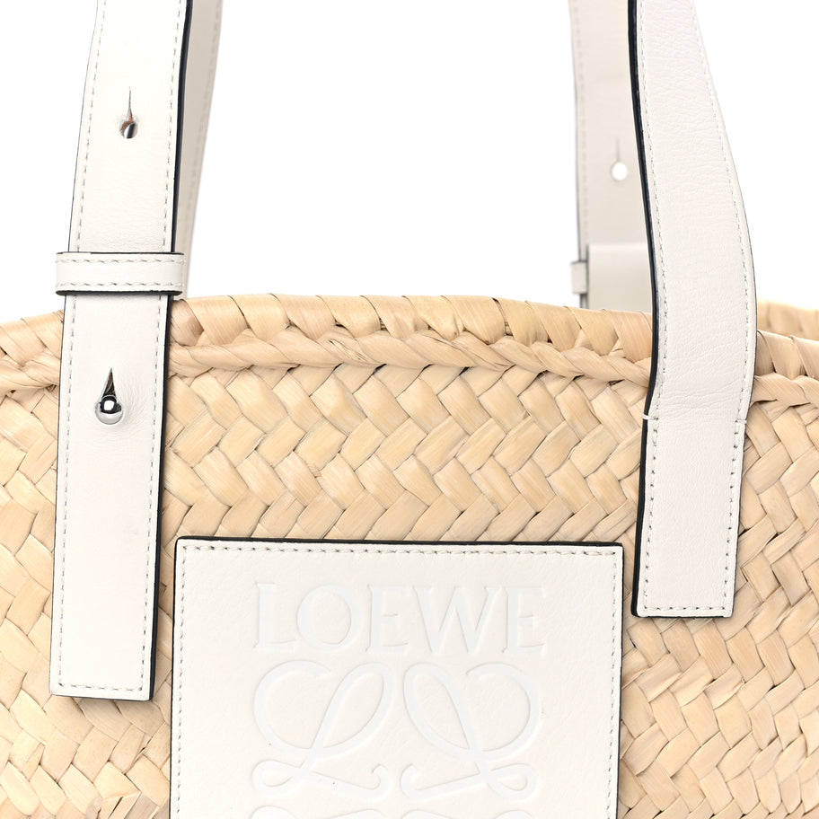 Tag Heuer Raffia Small Basket Tote Bag Natural White Natural White Image 6