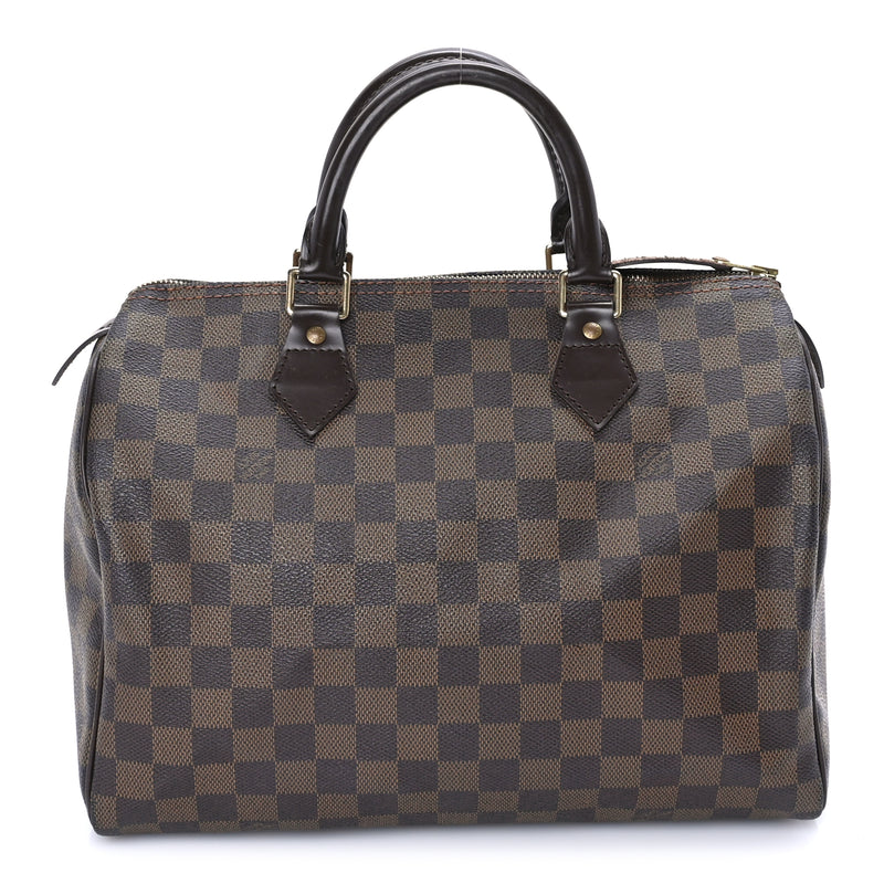  Louis Vuitton Damier Ebene Speedy 30