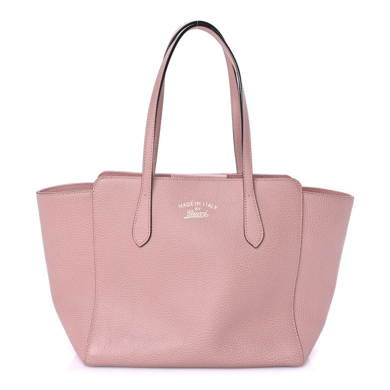  Gucci Dollar Calfskin Small Swing Tote Soft Pink Soft Pink