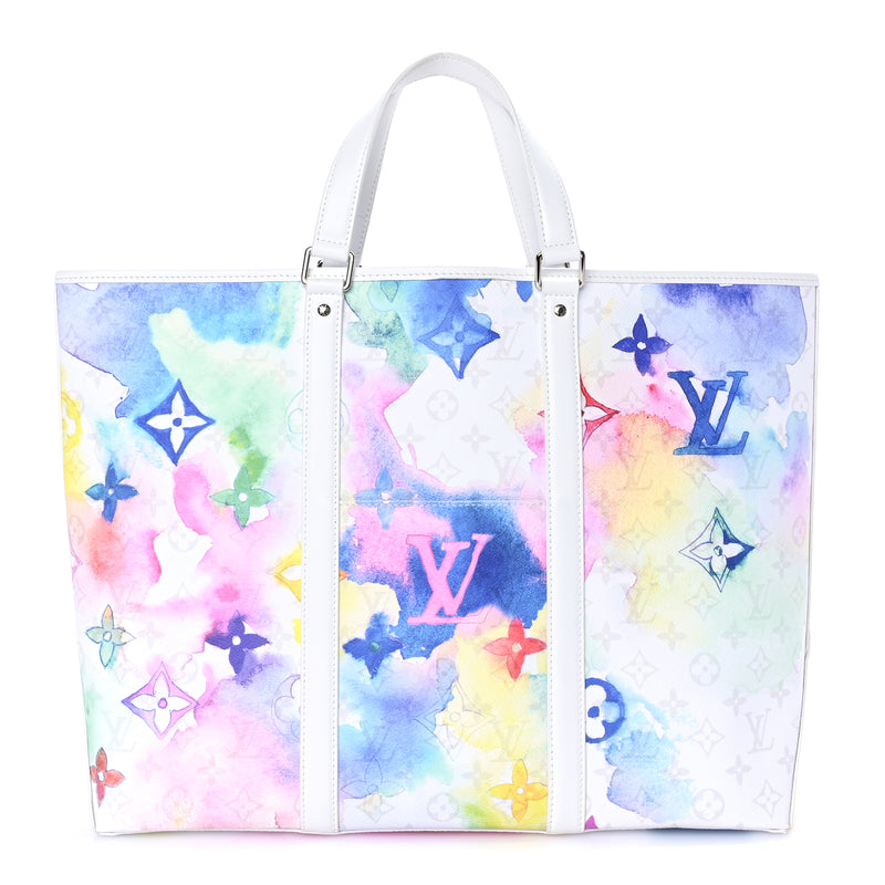  Louis Vuitton Monogram Watercolor New Tote GM Multicolor
