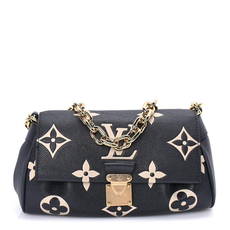  Louis Vuitton Empreinte Monogram Giant Favorite  Black Beige