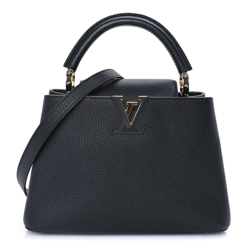 Louis Vuitton Taurillon Capucines BB  Black
