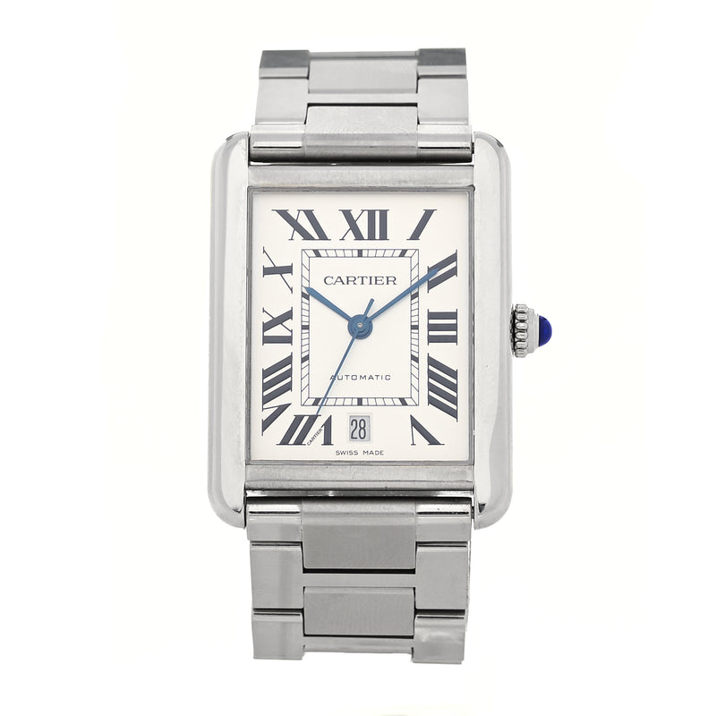  Cartier Stainless Steel 31mm Tank Solo Automatic Watch