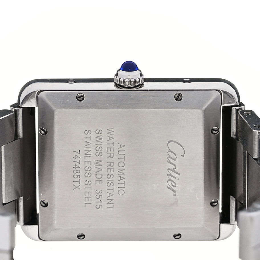Cartier Stainless Steel 31mm Tank Solo Automatic Watch Image 4
