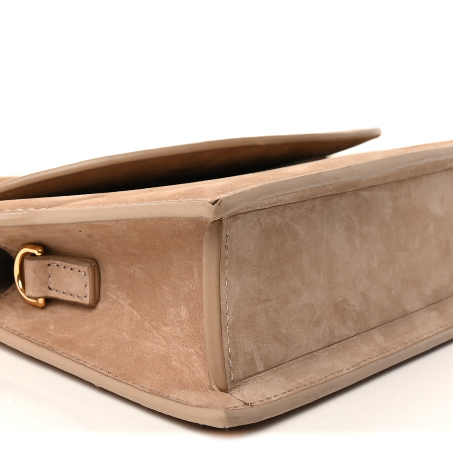Jacquemus Nubuck Le Sac Rond Dark Beige Image 8