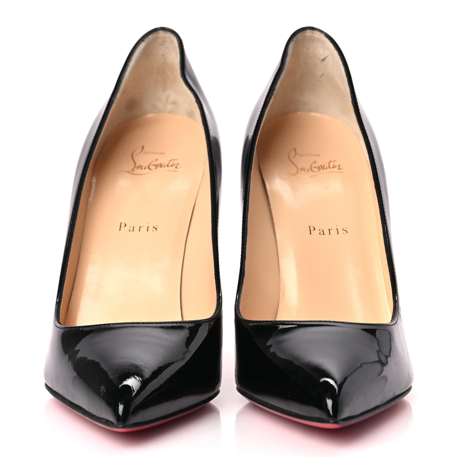 Christian Louboutin Patent Pigalle 100 Pumps 40.5 Black Image 2