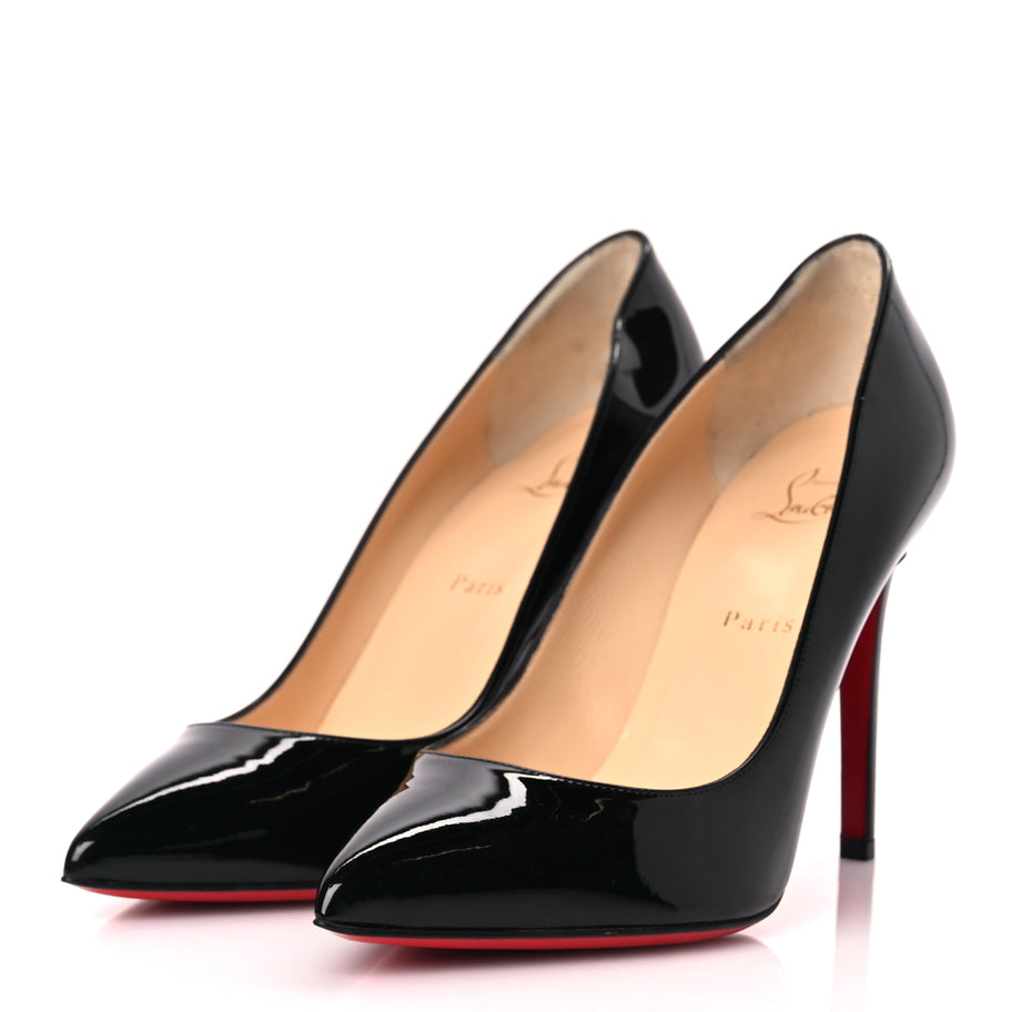 Christian Louboutin Patent Pigalle 100 Pumps 40.5 Black Image 3
