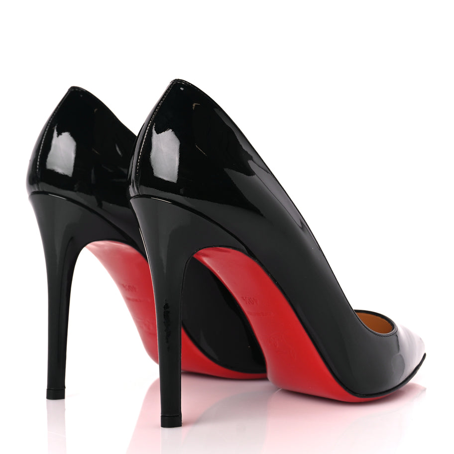 Christian Louboutin Patent Pigalle 100 Pumps 40.5 Black Image 4