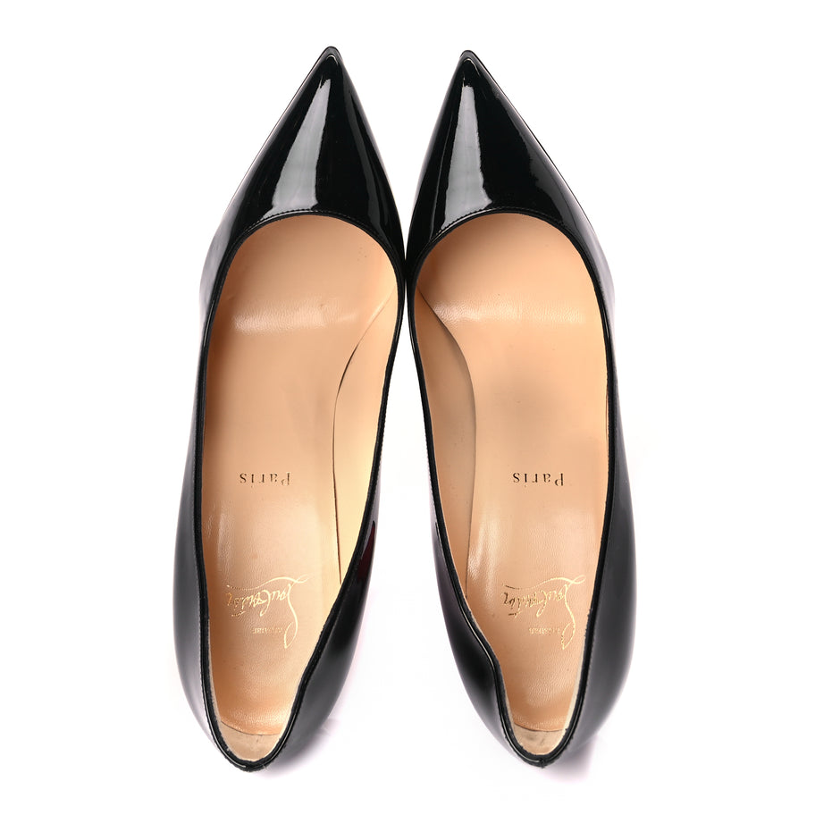 Christian Louboutin Patent Pigalle 100 Pumps 40.5 Black Image 5