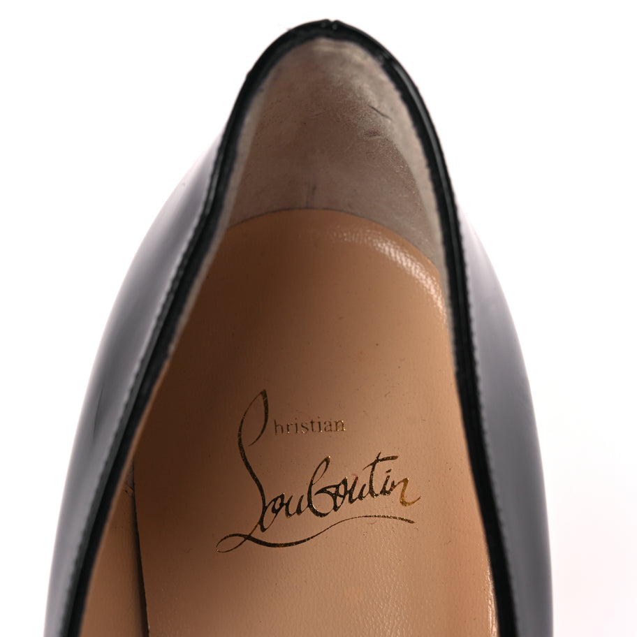 Christian Louboutin Patent Pigalle 100 Pumps 40.5 Black Image 7