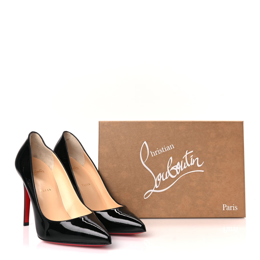 Christian Louboutin Patent Pigalle 100 Pumps 40.5 Black Image 9