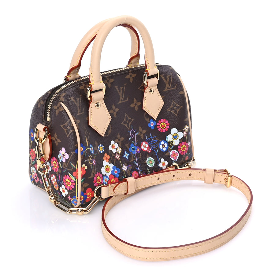 Louis Vuitton LV X TM Monogram Flowers Speedy Bandouliere 20 Image 2