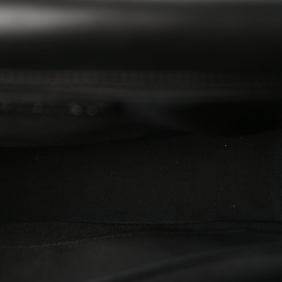 Chanel Lambskin Quilted Large Boy Flap Beige Black Image 4