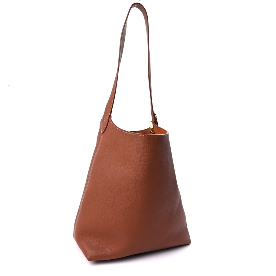 Louis Vuitton Grained Calfskin Low Key Hobo MM Cognac Image 3