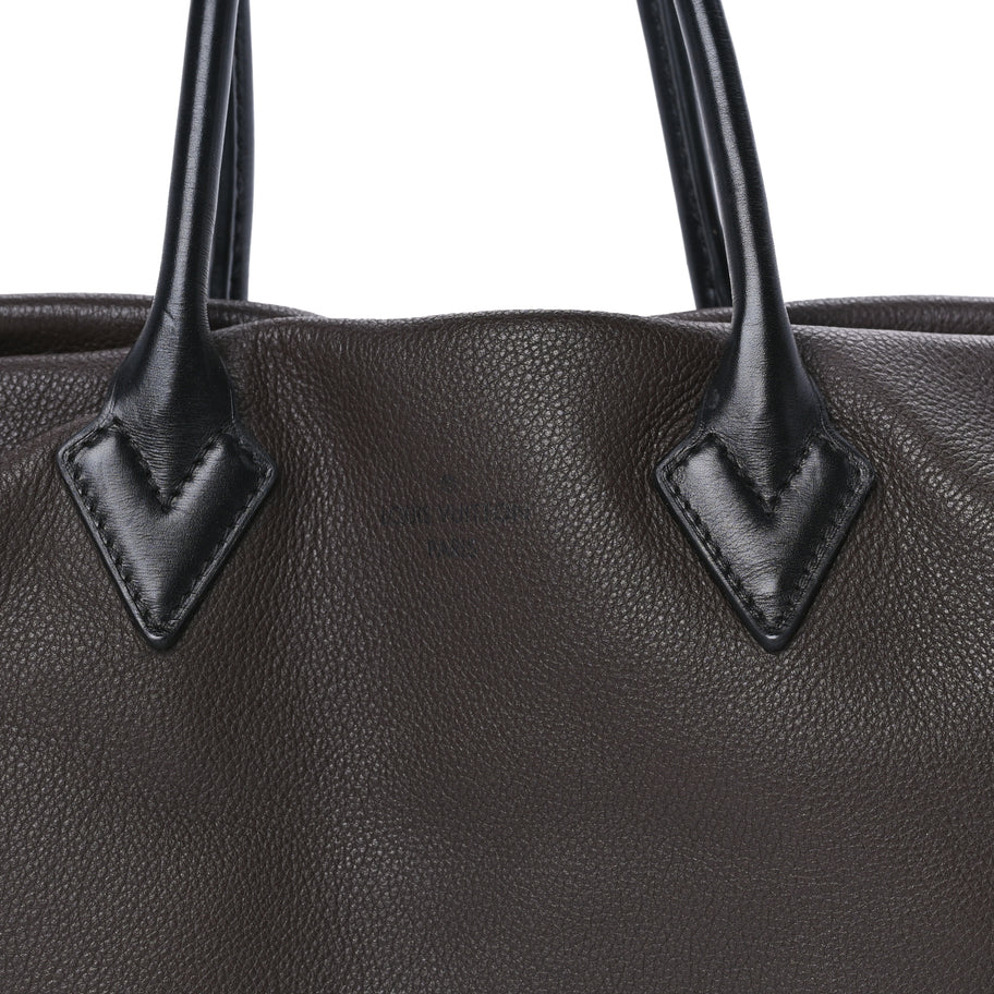 Louis Vuitton Veau Cachemire Monogram Tote W PM  Chocolate Image 6