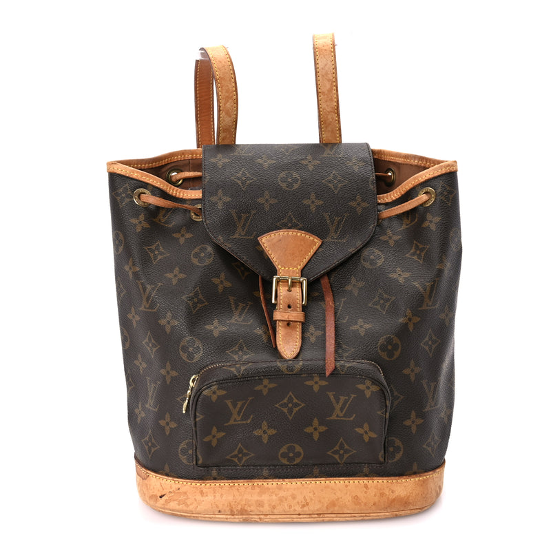  Louis Vuitton Monogram Montsouris MM Backpack