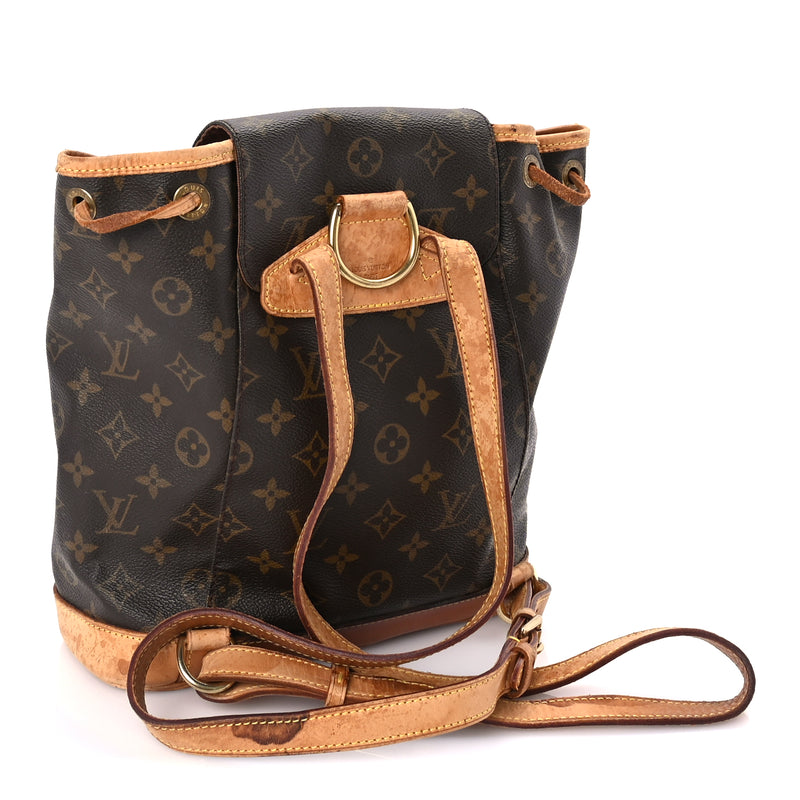  Louis Vuitton Monogram Montsouris MM Backpack