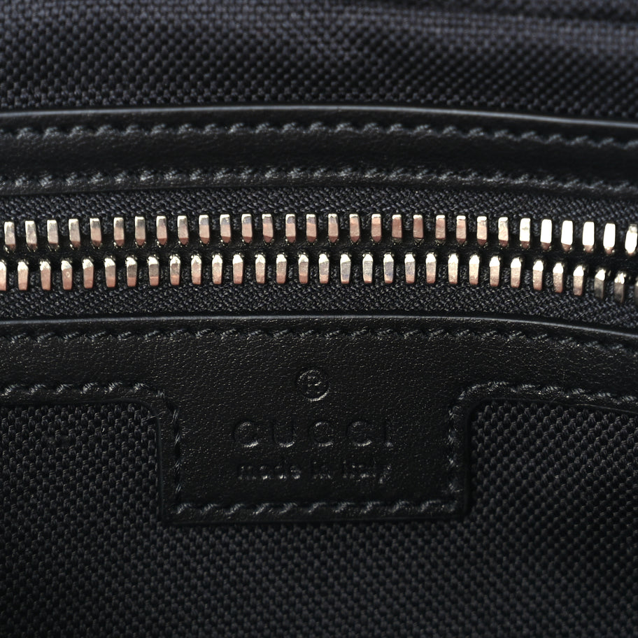 Gucci Soft GG Supreme Monogram Web Belt Bag Black Grey Image 5