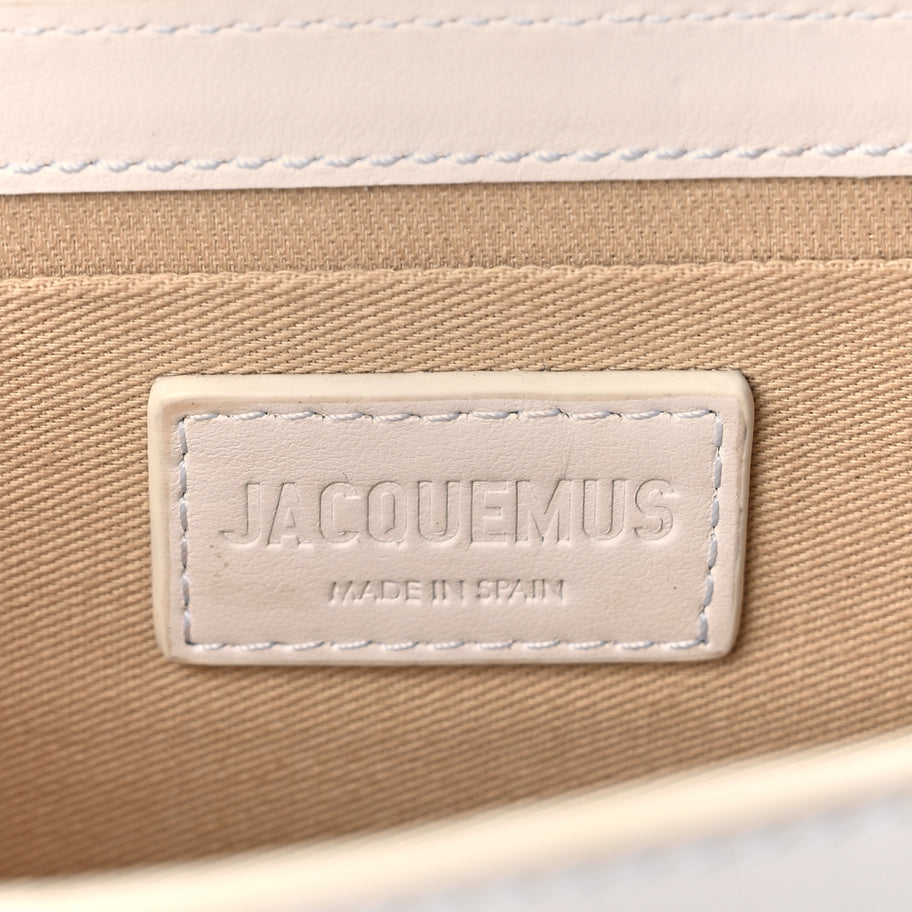 Jacquemus Smooth Calfskin Le Chiquito Long White Image 5