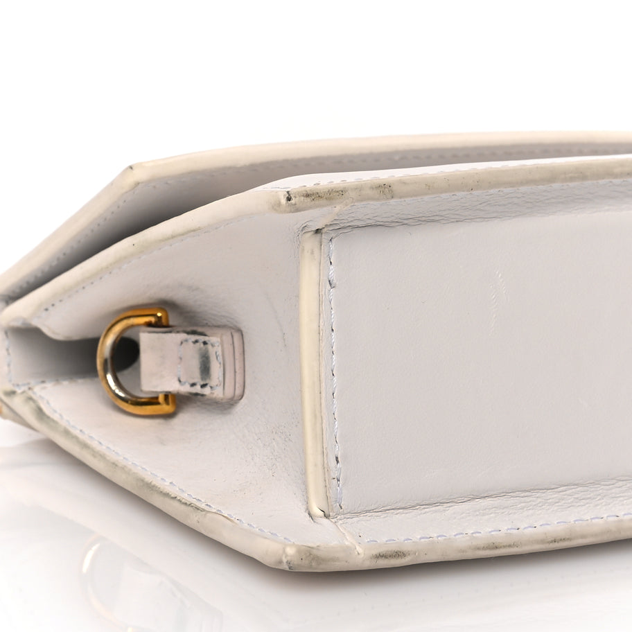 Jacquemus Smooth Calfskin Le Chiquito Long White Image 7