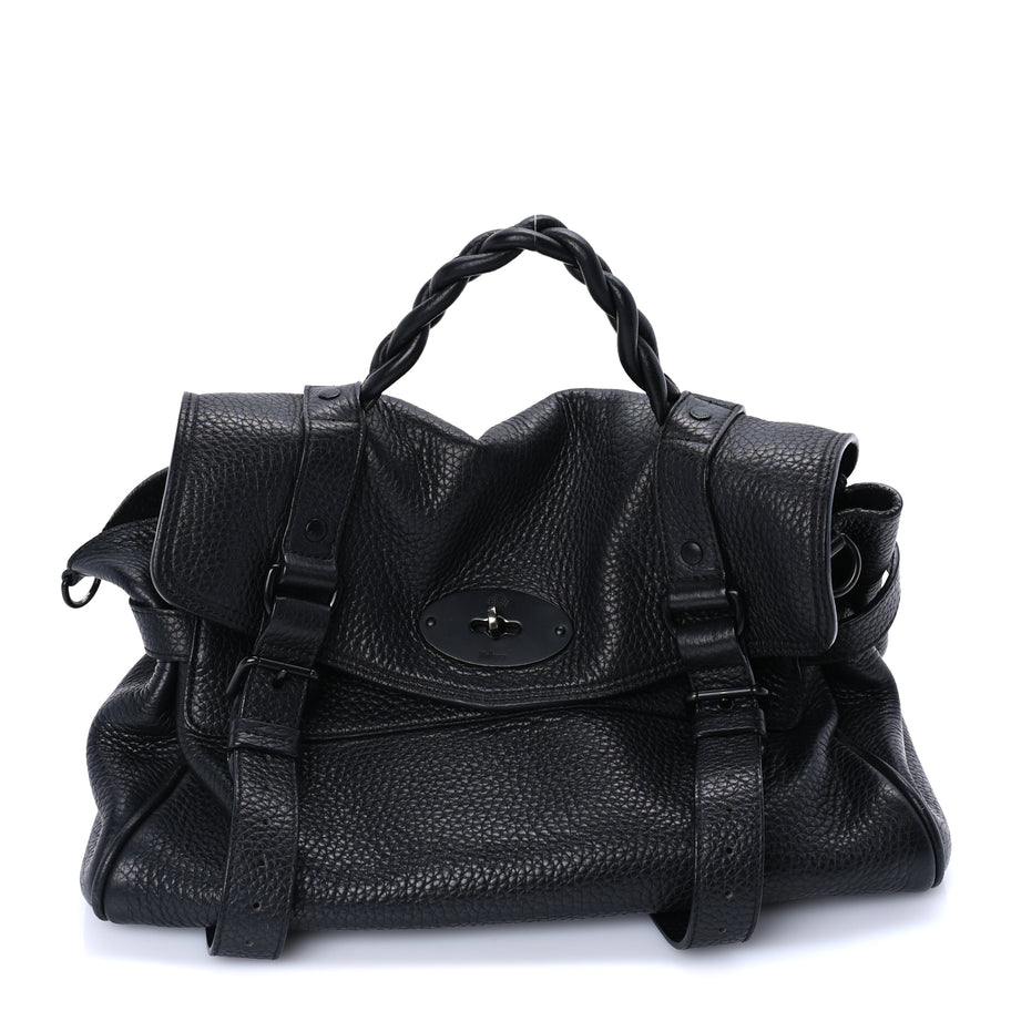 Mulberry Heavy Grain Medium Alexa  Black Image 1