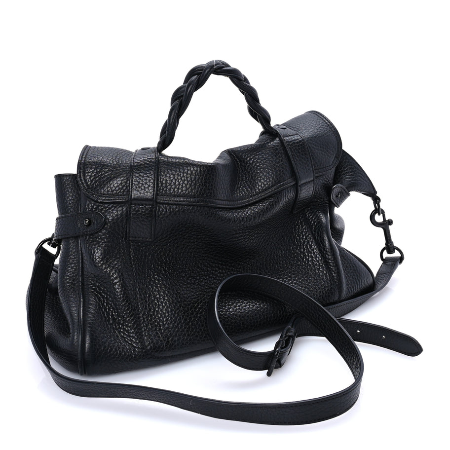 Mulberry Heavy Grain Medium Alexa  Black Image 2